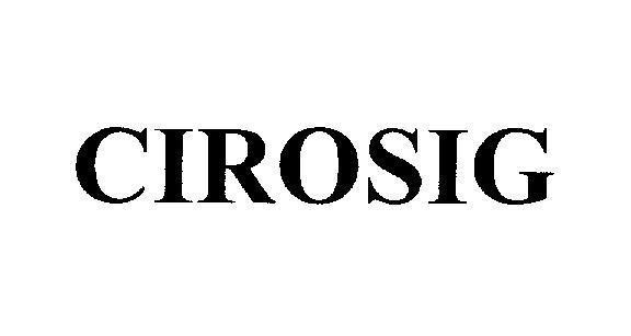 Mẫu nhãn hiệu CIROSIG