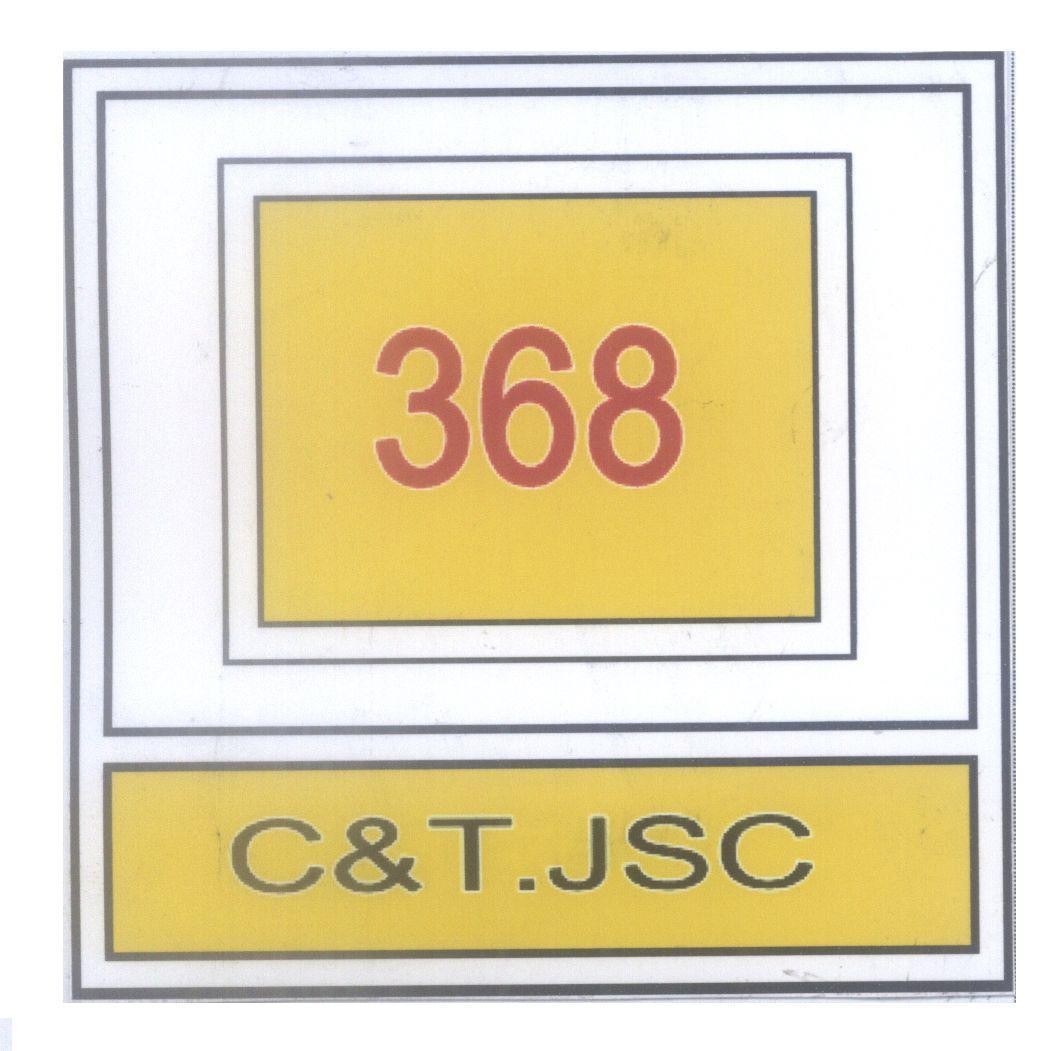 Mẫu nhãn hiệu 368 C&T.JSC