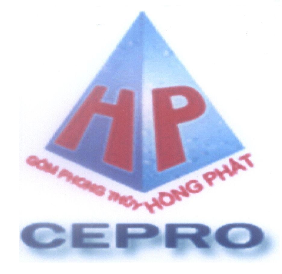 Mẫu nhãn hiệu H P Gốm Phong Thuỷ Hồng Phát CEPRO