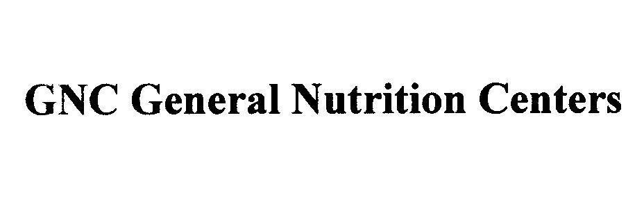 Mẫu nhãn hiệu GNC General Nutrition Centers