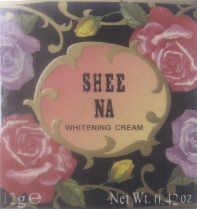 Mẫu nhãn hiệu SHEE NA WHITENING CREAM 120ge Net Wt.0.42 oz