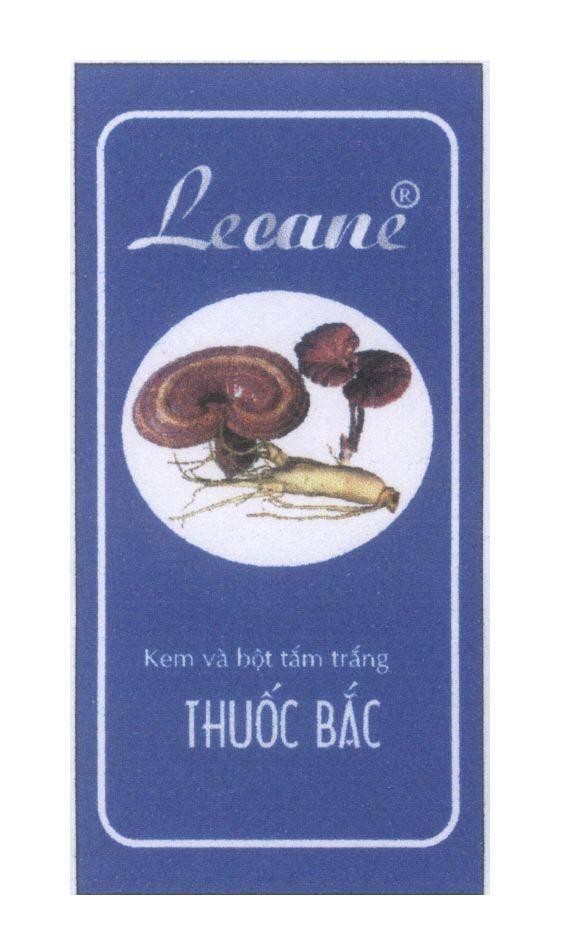 Mẫu nhãn hiệu Lecane Kem và bột tắm trắng Thuốc Bắc USA fomula