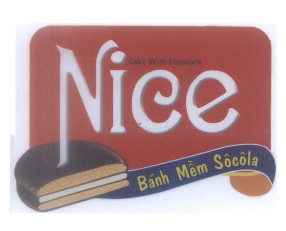 Mẫu nhãn hiệu Nice Bánh Mềm Sôcôla cake with chocolate