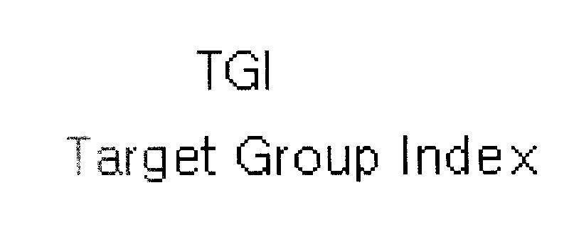 Mẫu nhãn hiệu TGI Target Group Index
