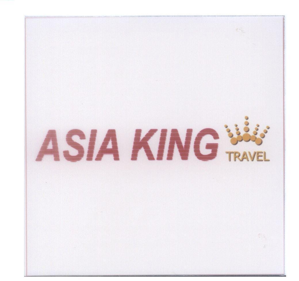 Mẫu nhãn hiệu ASIA KING TRAVEL