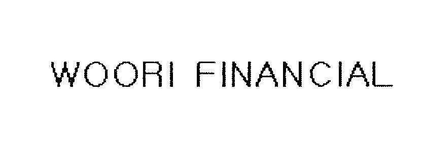 Mẫu nhãn hiệu WOORI FINANCIAL