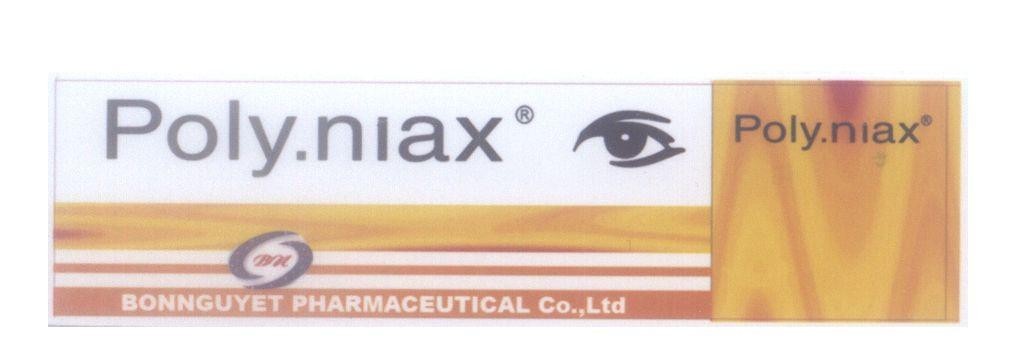 Mẫu nhãn hiệu Poly.niax BN BON NGUYET PHARMACEUTICAL Co., Ltd