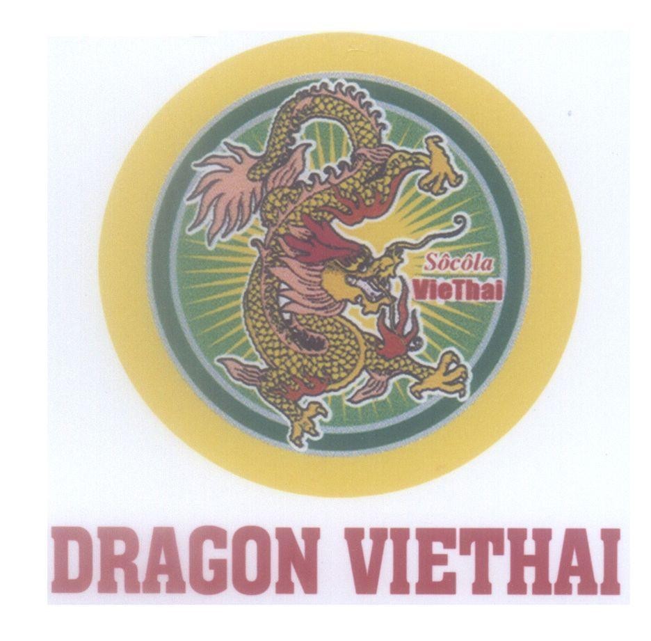 Mẫu nhãn hiệu DRAGON VIETHAI Sôcôla VieThai