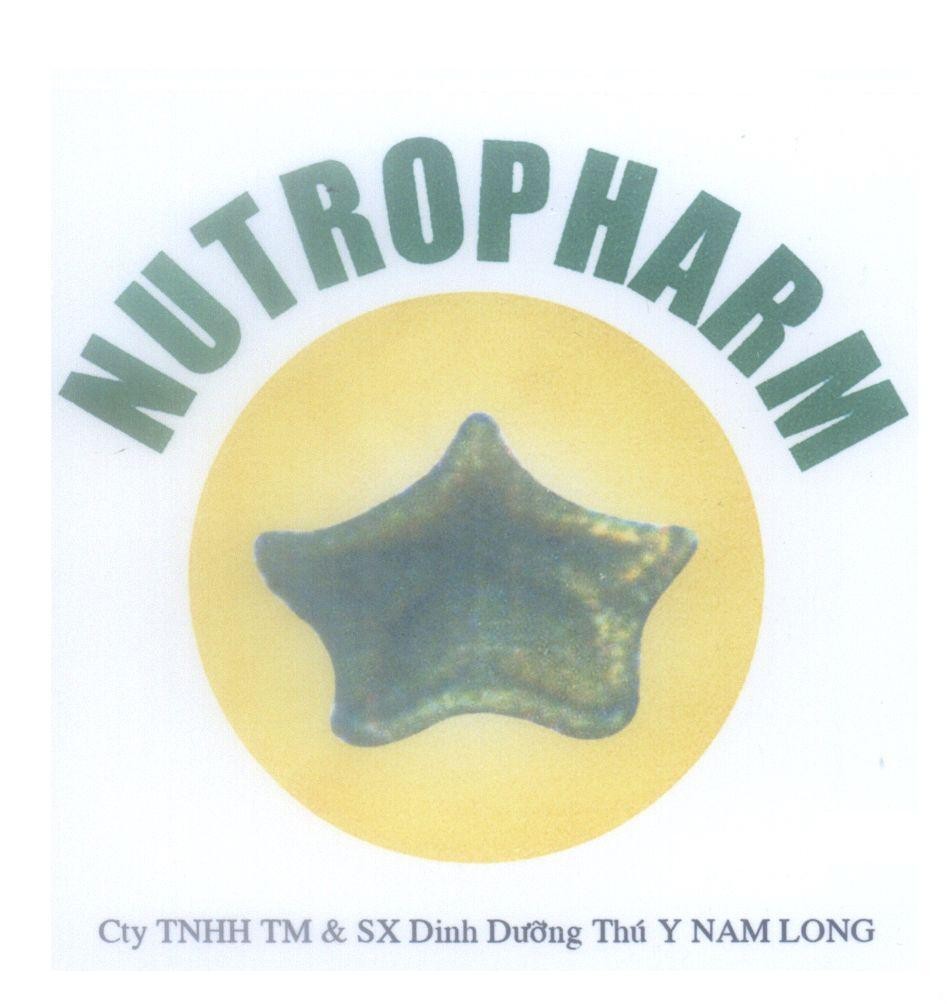Mẫu nhãn hiệu NUTROPHARM Cty TNHH TM & SX Dinh Dưỡng Thú Y Nam Long