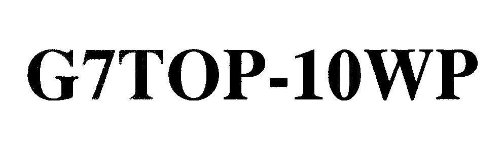 Mẫu nhãn hiệu G7TOP-10WP