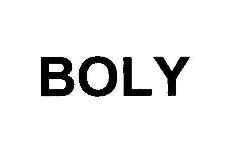 Mẫu nhãn hiệu BOLY