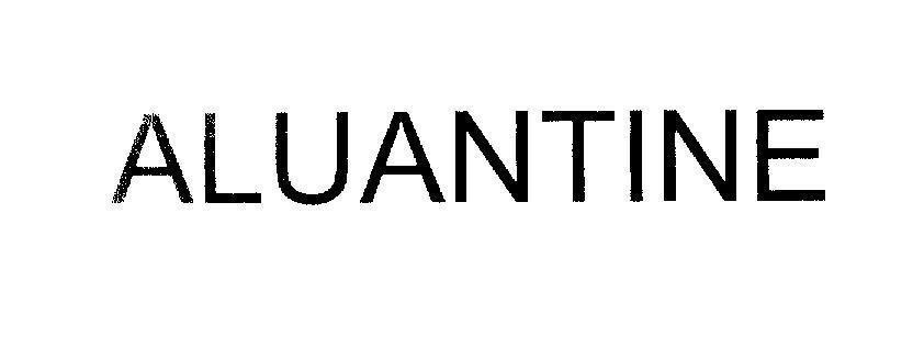 Mẫu nhãn hiệu ALUANTINE