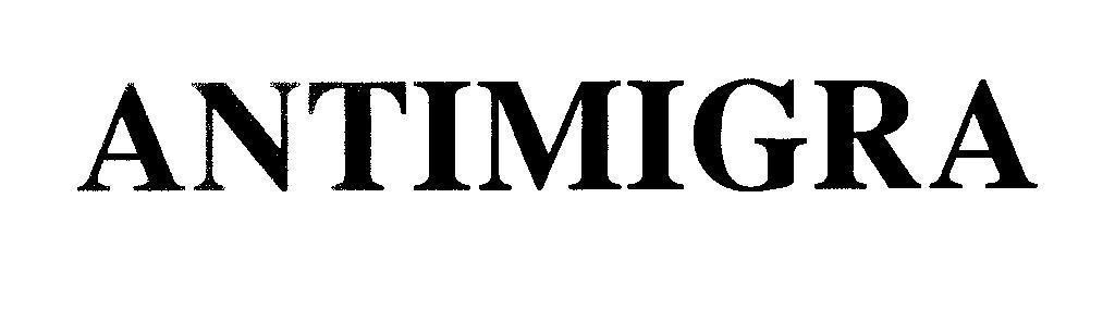Mẫu nhãn hiệu ANTIMIGRA
