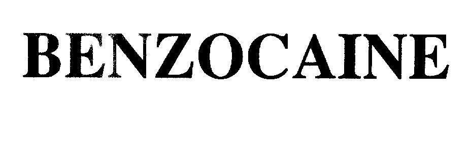 Mẫu nhãn hiệu BENZOCAINE
