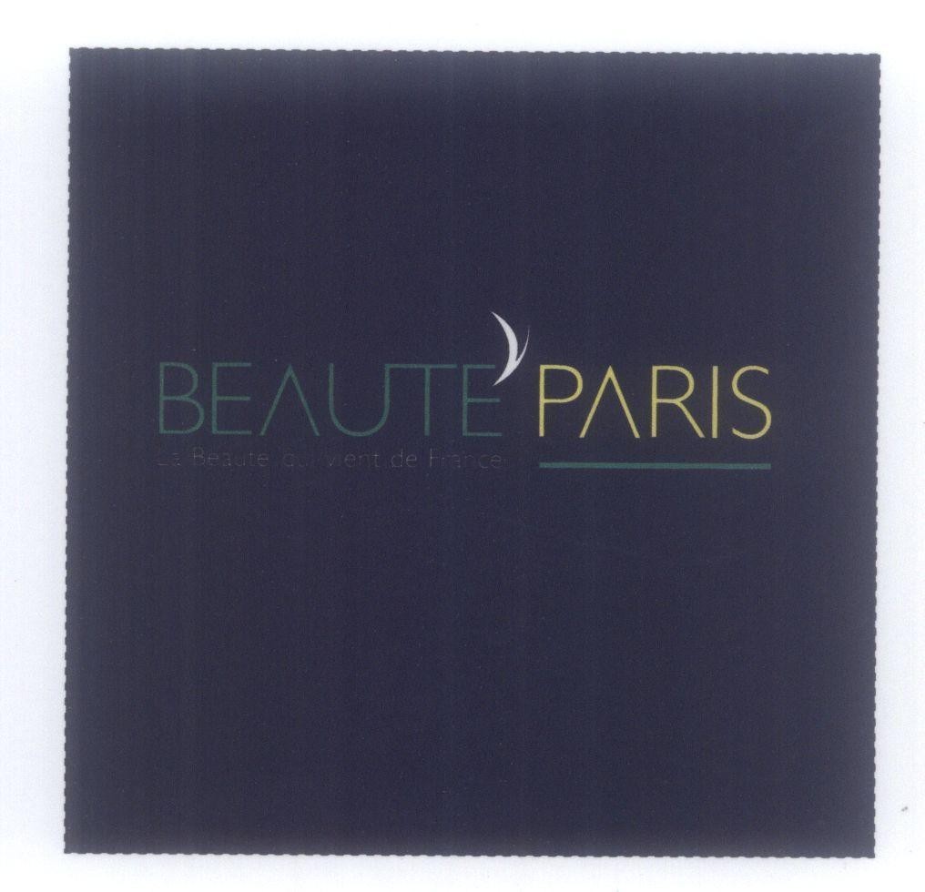 Mẫu nhãn hiệu BEAUTE PARIS La Beaute qui vient de France