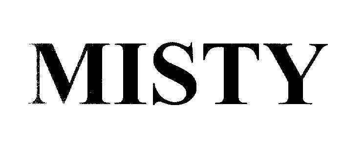 Mẫu nhãn hiệu MISTY