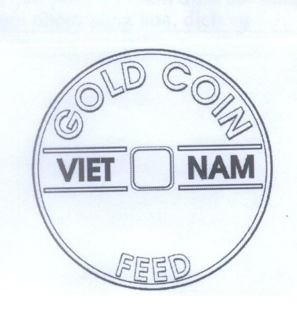 Mẫu nhãn hiệu GOLD COIN VIET NAM FEED