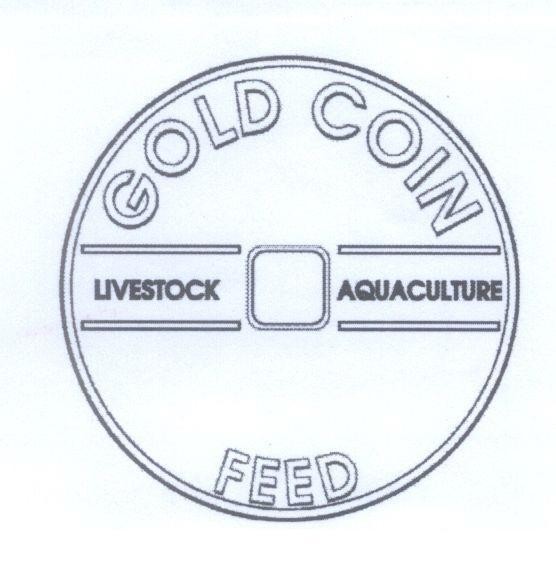 Mẫu nhãn hiệu GOLD COIN LIVESTOCK AQUACULTURE FEED