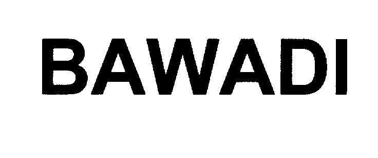 Mẫu nhãn hiệu BAWADI