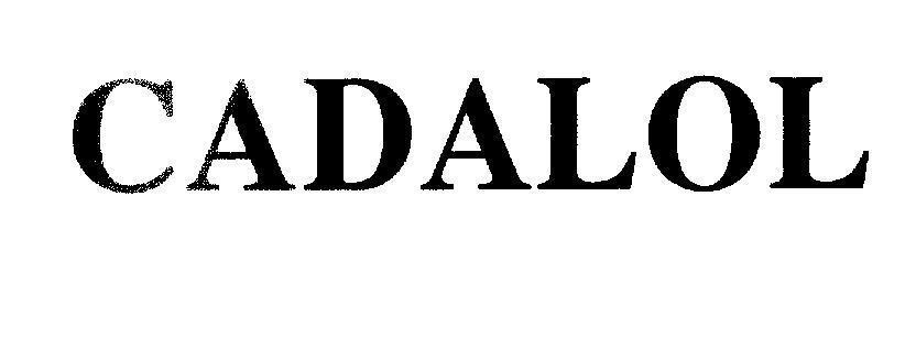 Mẫu nhãn hiệu CADALOL
