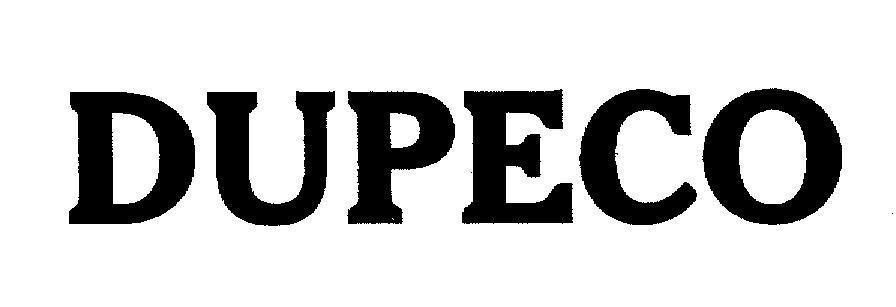 Mẫu nhãn hiệu DUPECO