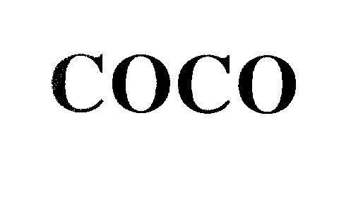Mẫu nhãn hiệu COCO