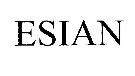 Mẫu nhãn hiệu ESIAN