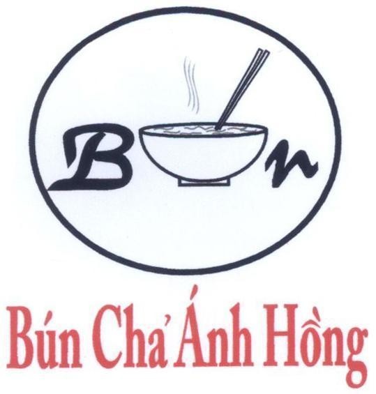 Mẫu nhãn hiệu Bún Bún Chả ánh Hồng