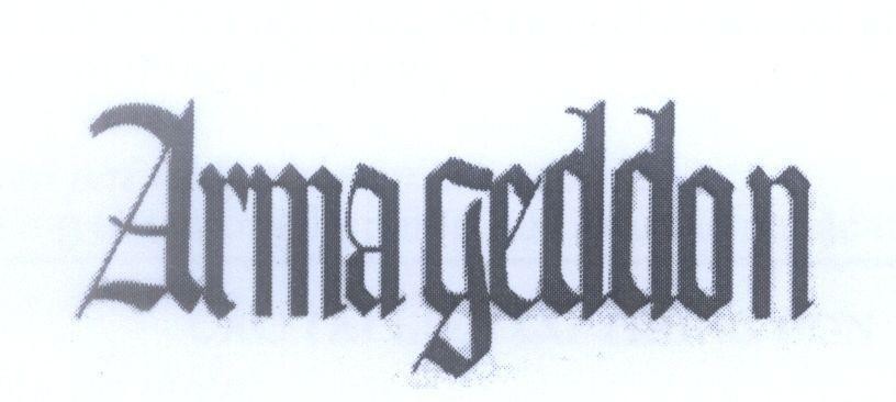 Mẫu nhãn hiệu Armageddon