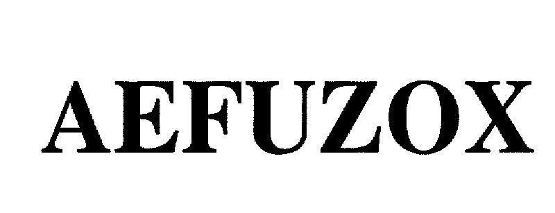 Mẫu nhãn hiệu AEFUZOX