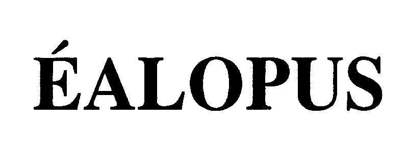 Mẫu nhãn hiệu EALOPUS