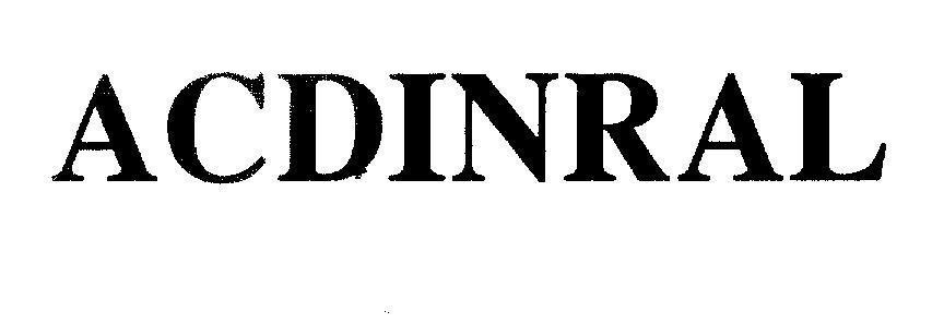 Mẫu nhãn hiệu ACDINRAL