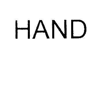 Mẫu nhãn hiệu HAND