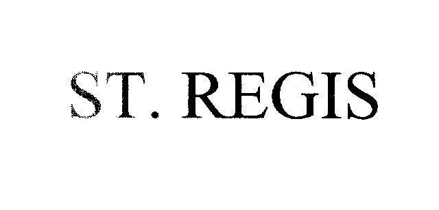 Mẫu nhãn hiệu ST. REGIS