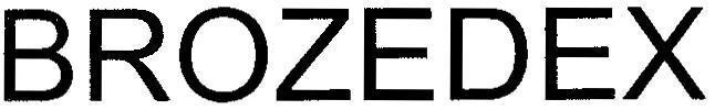 Mẫu nhãn hiệu BROZEDEX