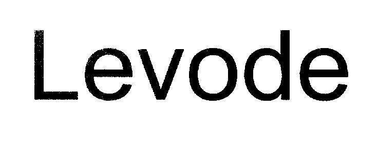 Mẫu nhãn hiệu Levode