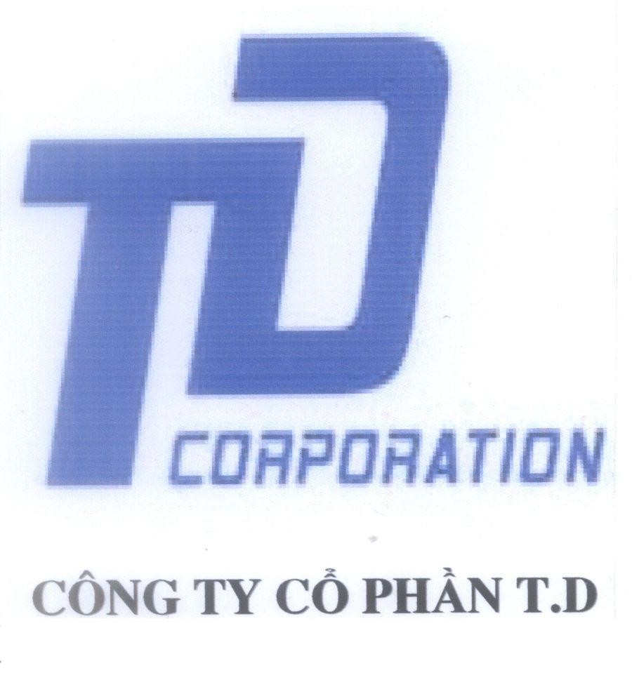 Mẫu nhãn hiệu TD CORPORATION Công Ty Cổ Phần T.D