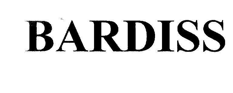 Mẫu nhãn hiệu BARDISS