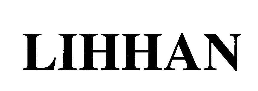 Mẫu nhãn hiệu LIHHAN