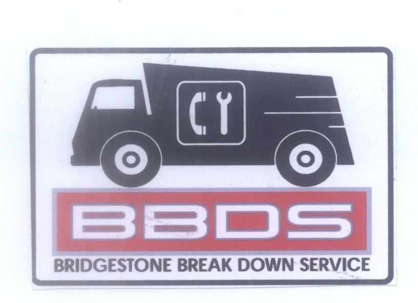 Mẫu nhãn hiệu BBDS BRIDGESTONE BREAK DOWN SERVICE