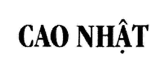 Mẫu nhãn hiệu Cao Nhật