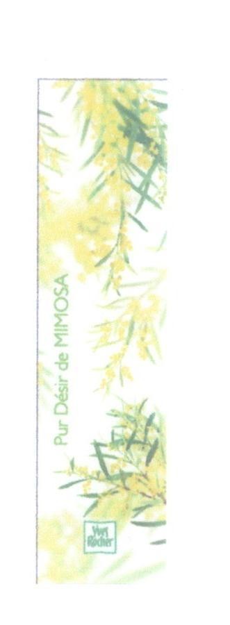 Mẫu nhãn hiệu Pur Desir de MIMOSA Yves Rocher