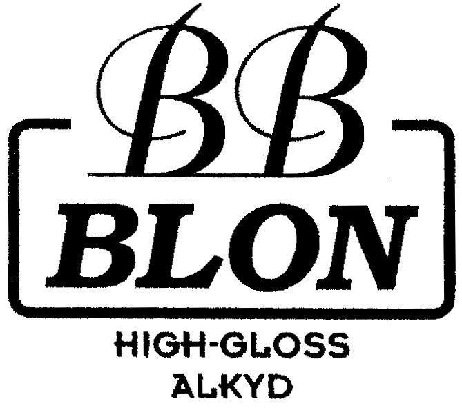 Mẫu nhãn hiệu BB BLON HIGH-GLOSS ALKYD
