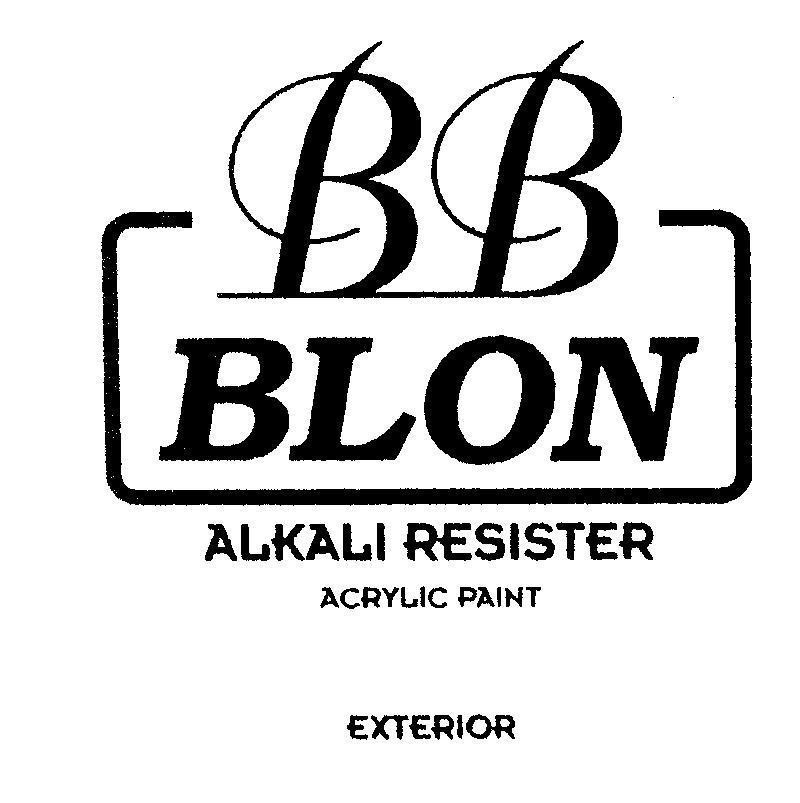 Mẫu nhãn hiệu BB BLON ALKALI RESISTER ACRYLIC PAINT EXTERIOR