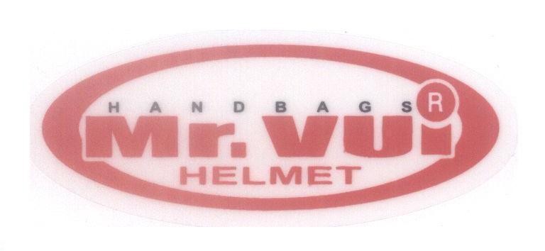 Mẫu nhãn hiệu HANDBAGS Mr.VUI HELMET
