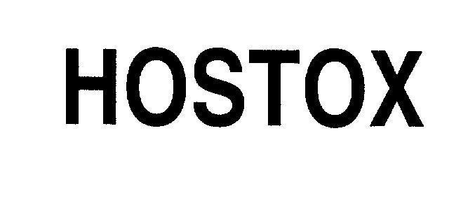 Mẫu nhãn hiệu HOSTOX