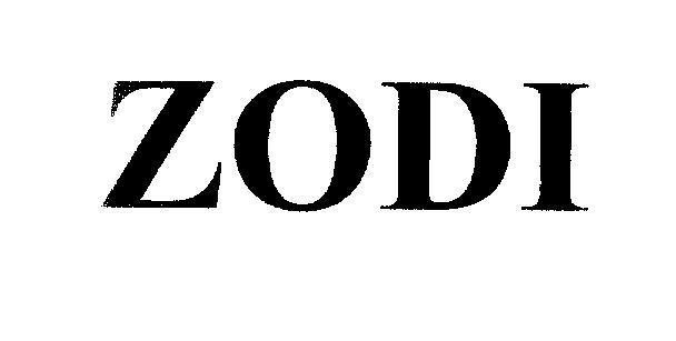 Mẫu nhãn hiệu ZODI