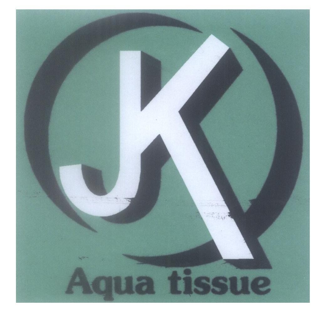 Mẫu nhãn hiệu QK JK J K Aqua tissue