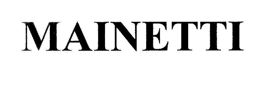 Mẫu nhãn hiệu MAINETTI