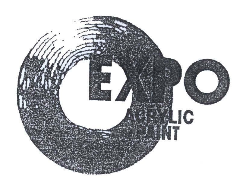 Mẫu nhãn hiệu O EXPO ACRYLIC PAINT